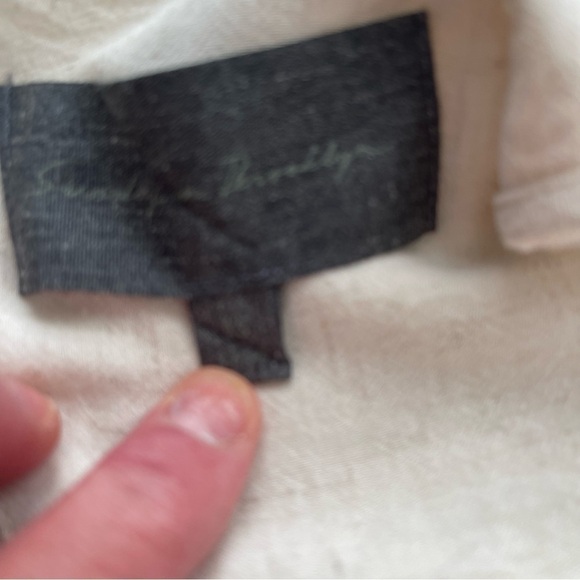 Anthropologie Sunday In Brooklyn Womens Tank Top Size XS Cream Crochet Front - Picture 8 of 9